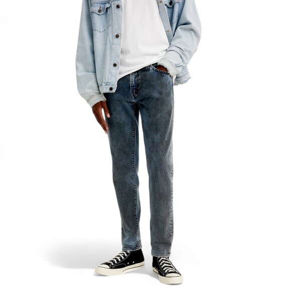 Levis 512 Slim Taper Fit Jeans Men's Size 33x32 Stretch Dark Wash Denim NWT - Picture 4 of 12